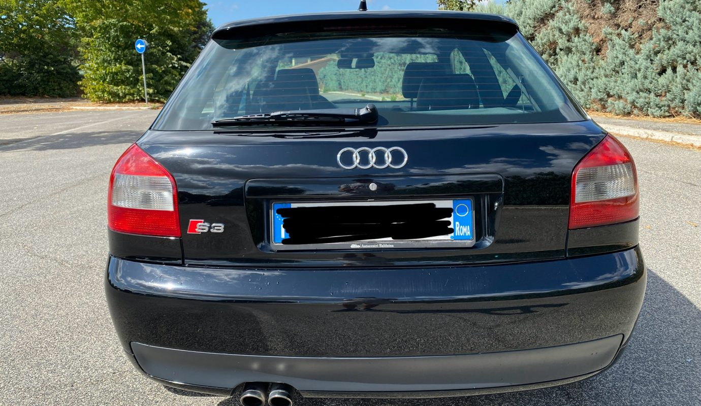 Audi S3 8L Quattro Stock anno 2001 motore AMK 210cv CRS ASI LIBRETTO